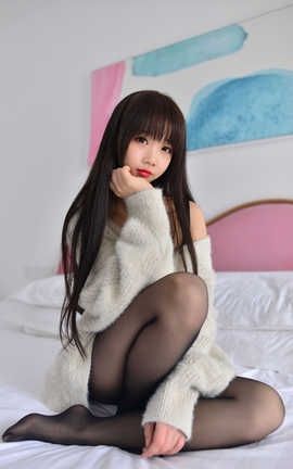 雪琪SAMA-毛衣少女