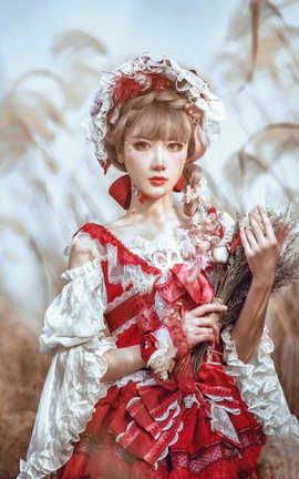 阿包也是兔娘-NO.05 lolita红裙