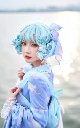 阿包也是兔娘-NO.11 lolita蓝裙